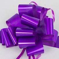 Бант шар 18мм однотонный фиолетовый