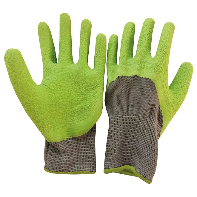 Перчатки Listok L хозяйственные с латексным покрытием зеленый