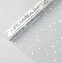 Пленка прозрачная 70см 200гр Hollywood белый