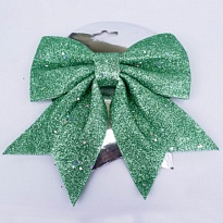 Елочные игрушки Бант 16*18см зеленый