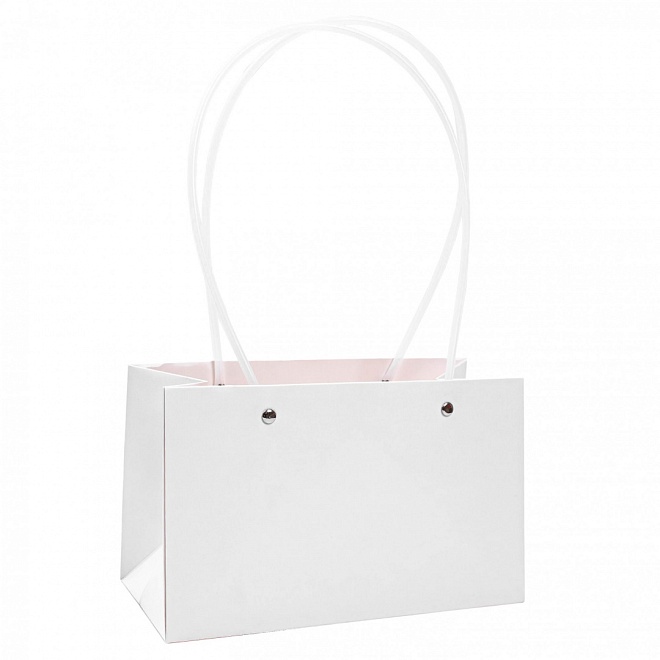 Пакет для цветов 10*13*22см белый