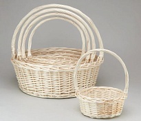 Корзина (ива) d60*h22*hh49см круг натуральный 
