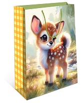 Пакет подарочный 26*32*12см Олененок