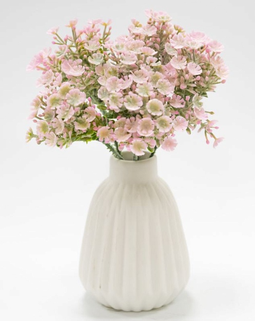 Цветы искусственные h19см розовый